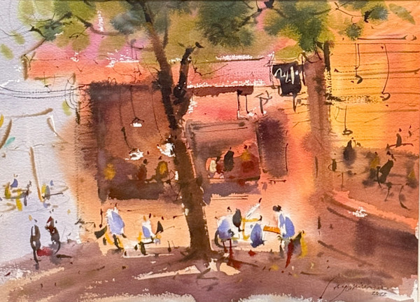 Red Cafe (2022) by Myo Min Thein