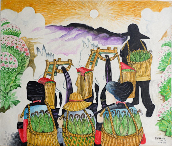 Merchants on the Hills by K.M. Nyunt (Mogok)