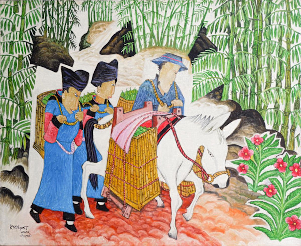 Village Traders by K.M. Nyunt (Mogok)