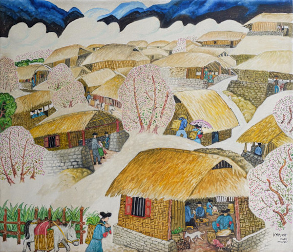 Village Life by K.M. Nyunt (Mogok)
