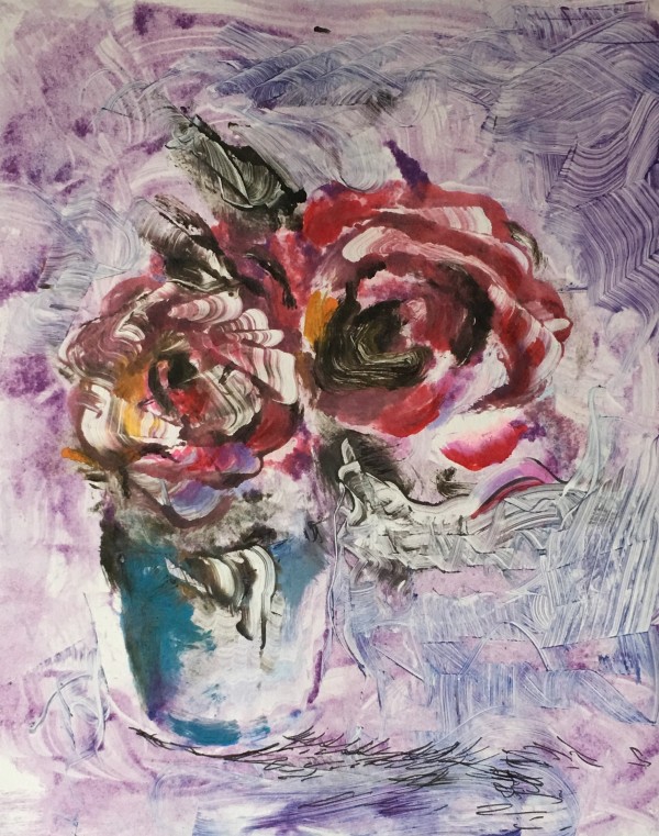 Pressed Roses  by Julia Watson