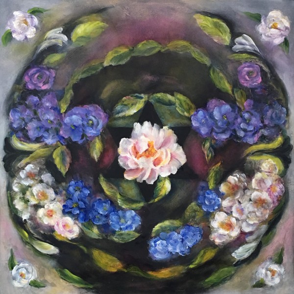 Flower Mandala #2, Dusk by Julia Watson