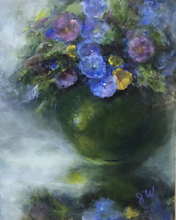 Green Vase by Julia Watson