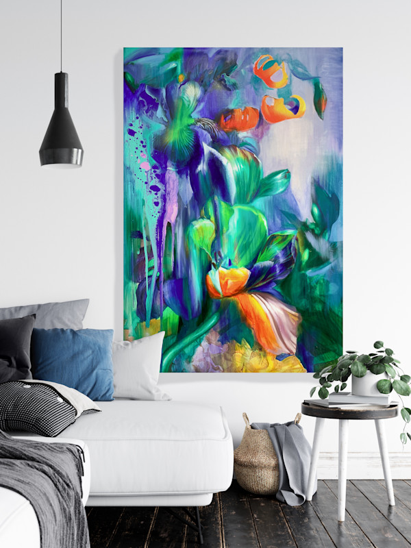 Morning garden. Green and Blue - Symbol Of Nostalgia and Joy. by Baroque Anarchist