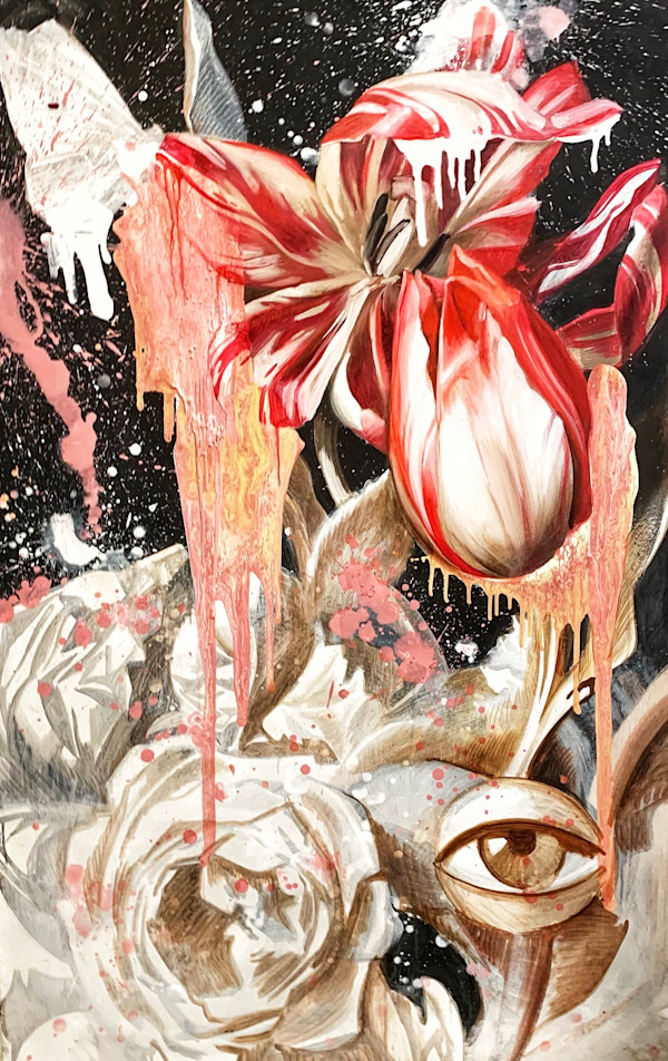 Baroque Inspired Tulips. Anatomy and Beauty by Baroque Anarchist