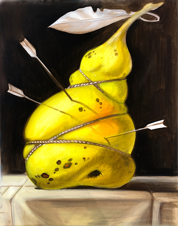 The Pear Of My Suffers. Homage To St. Sebastian by Aleksandra Suvorova