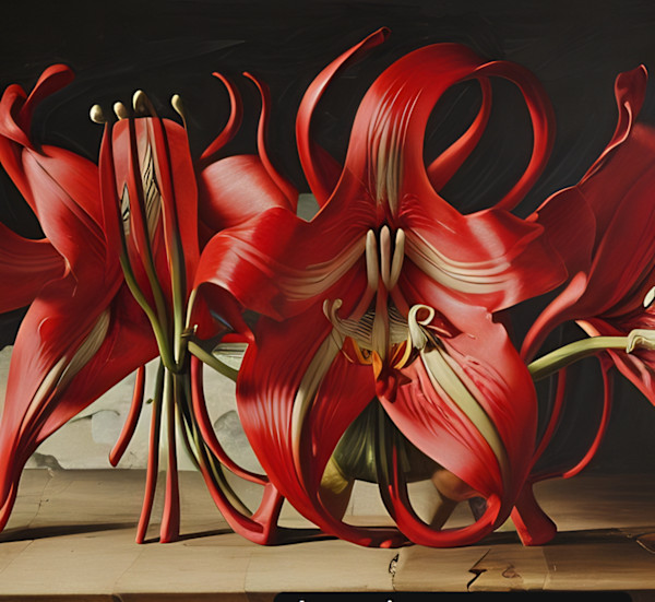 Anatomy lilies by Aleksandra Suvorova