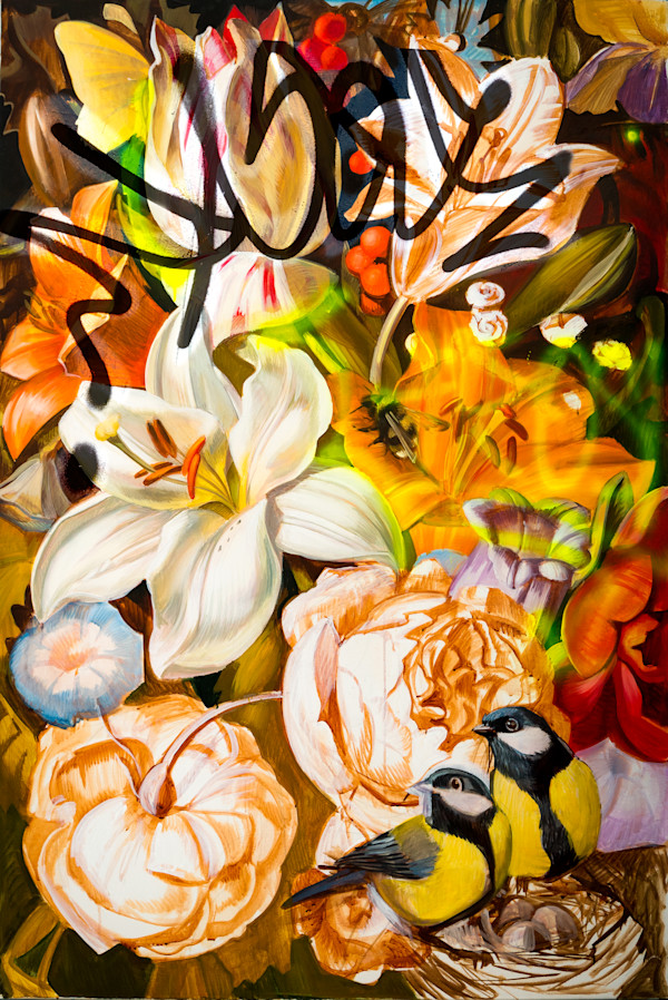 Tilts Nest In A Garden. Sign Of Happiness by Baroque Anarchist