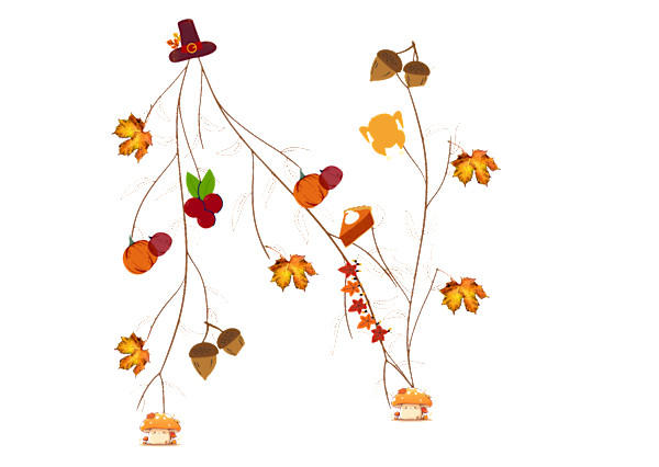 08.Thanksgiving Theme - Alphabets by Kriyas Collection