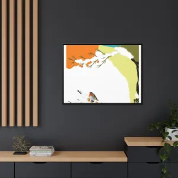 Riot of Colors Inspired by Bird Series -1 - 25th April 2025  (Framed and Original Download Available) by Kriyas Collection