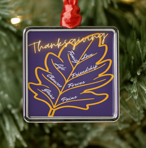Thanksgiving Leaf  -Gratitude -An Ode to All Forces by Kriyas Collection, Image 7.