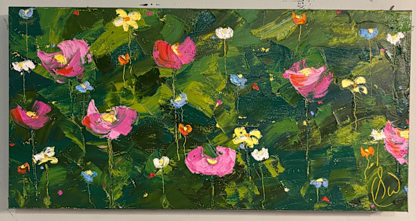 Takes the Cake! Wildflower field, study six. by Sarah Wold