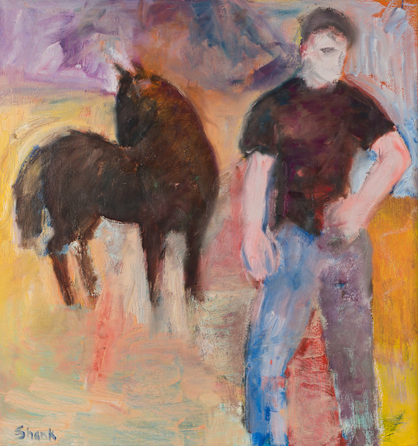 Boy and Horse by Robert M Shank