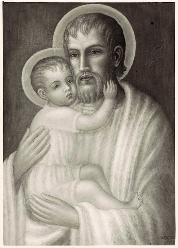 San Giuseppe con il Bambin Gesù (1958) by Salvatore Cascone