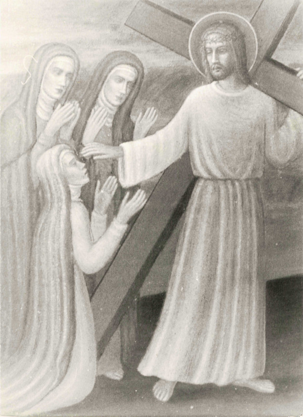 Gesù consola le donne di Gerusalemme (via crucis stazione n.8) by Salvatore Cascone