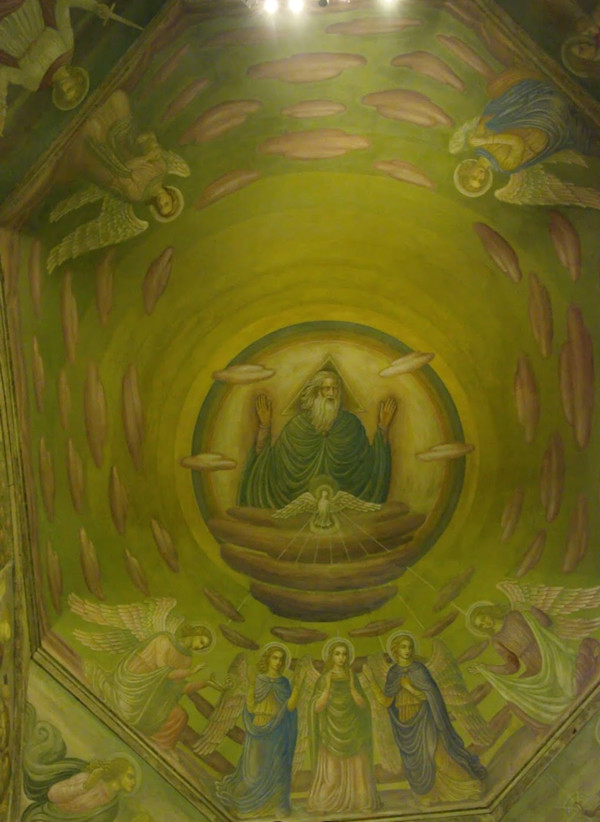 Cappella del Battistero della Cattedrale di San Giovanni a Ragusa. Volta (1954) by Salvatore Cascone