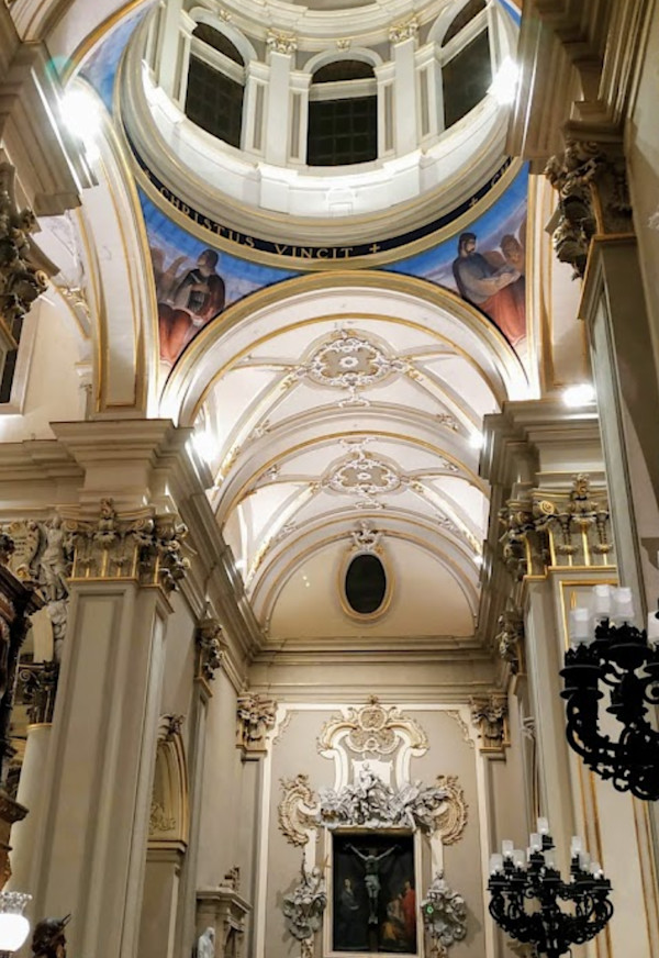 Cattedrale di San Giovanni a Ragusa. Pennacchi della cupola. Gli Evangelisti. by Salvatore Cascone