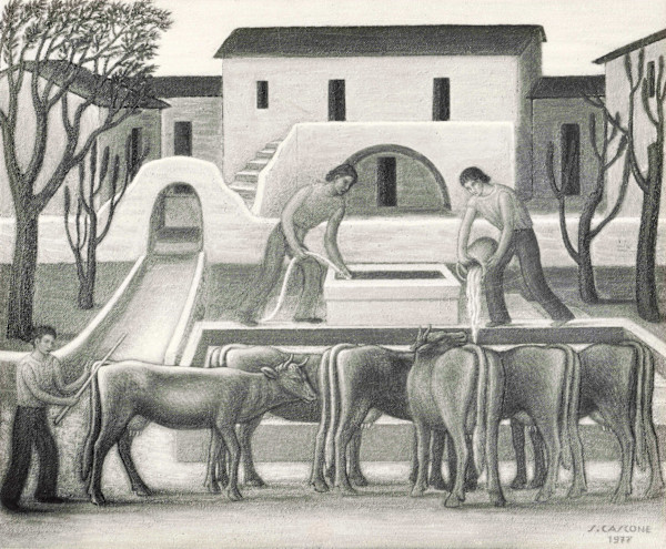 L'Abbeverata (1977) by Salvatore Cascone
