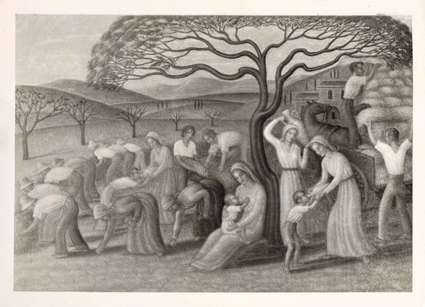 La mietitura (1968) by Salvatore Cascone