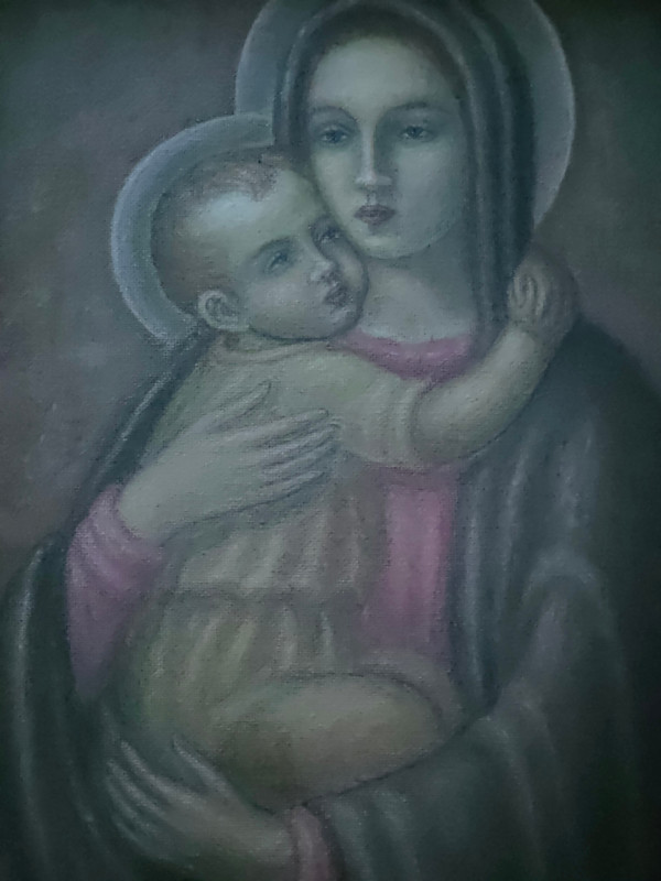 Madonna con Bambino by Salvatore Cascone