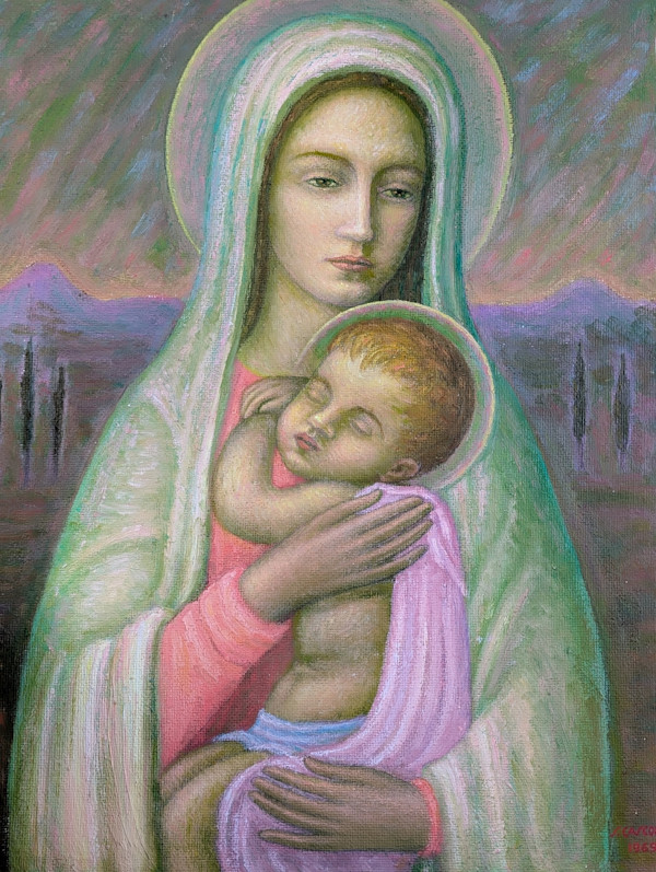 Madonna con Bambino (1969) by Salvatore Cascone