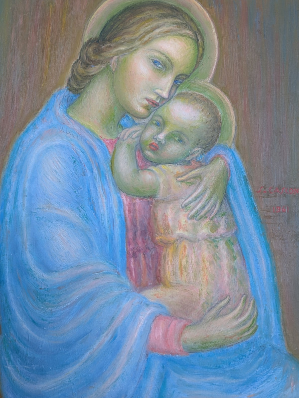 Madonna con Bambino (1961) by Salvatore Cascone