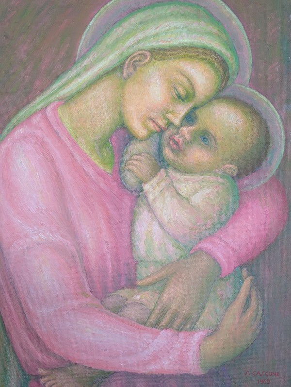 Madonna con Bambino (1969) by Salvatore Cascone