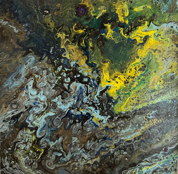 Moodfood - Acrylic Pour by Aaron Adkins, Image 1.