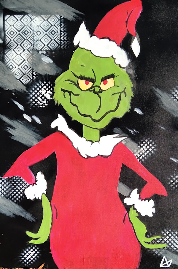 Sassy Grinch Portrait by Aaron Adkins, Image 1.
