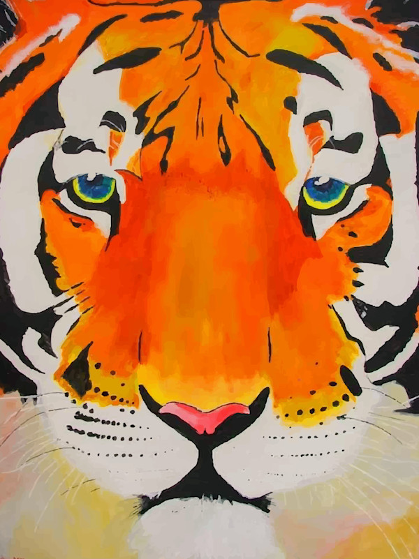 Tiger Face by Aaron Adkins, Image 1.