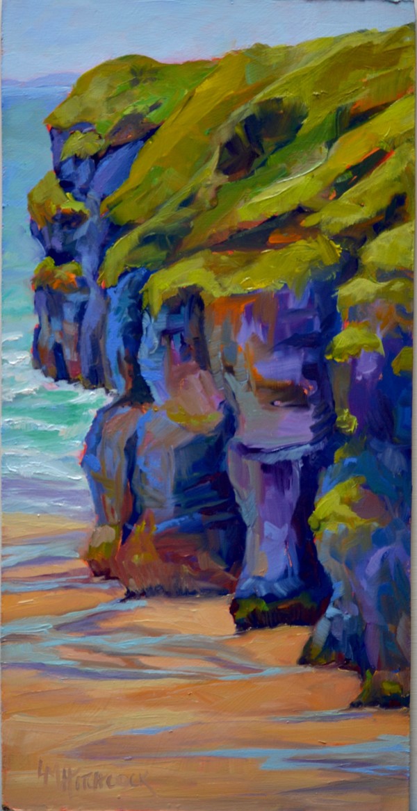 Ballybunion Cliffs by Laura McRae-Hitchcock
