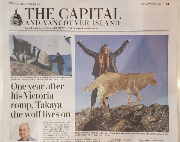 Takaya the Lone Wolf by Ian Lowe