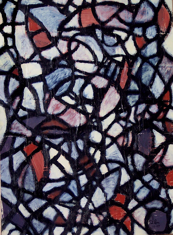 Grape on Bottom Right  by David Silva Rose