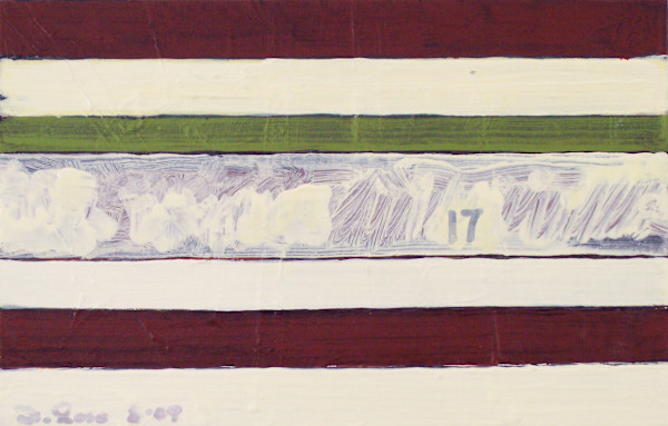 Stripe Study #17 by David Silva Rose
