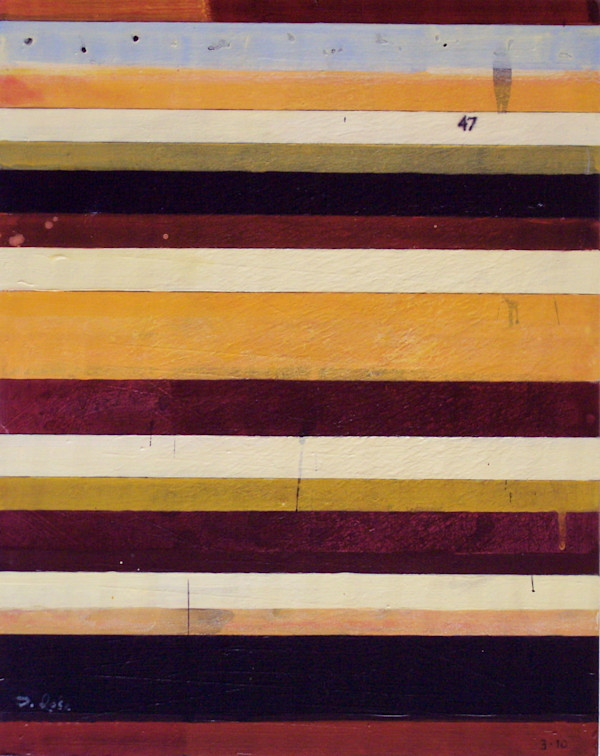 Stripe Study #47 by David Silva Rose