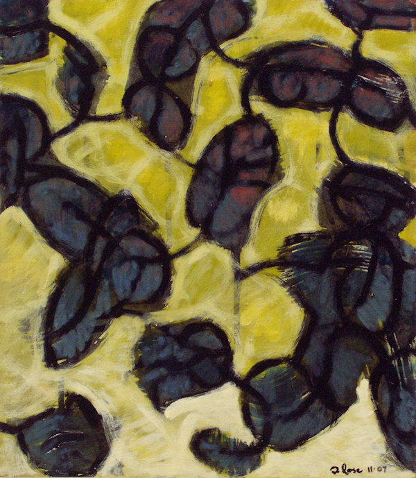 Leaves On The Fall by David Silva Rose