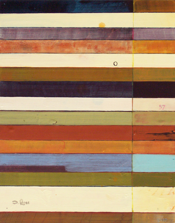 Stripe Study #57 by David Silva Rose
