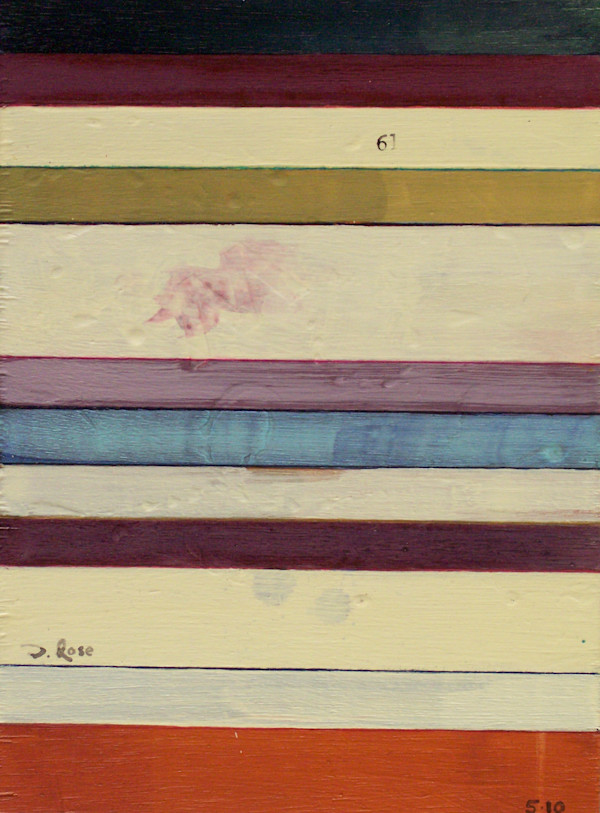 Stripe Study #61 by David Silva Rose