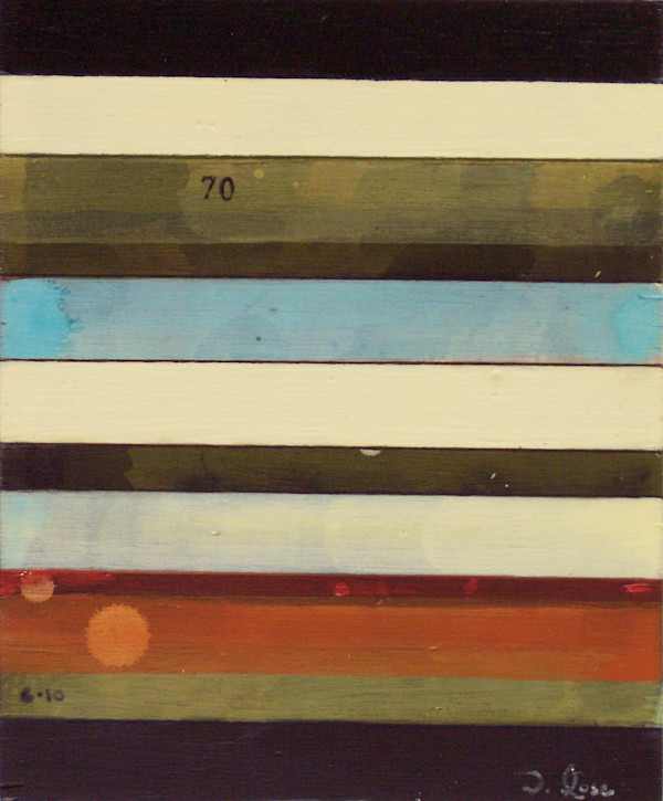 Stripe Study #70 by David Silva Rose
