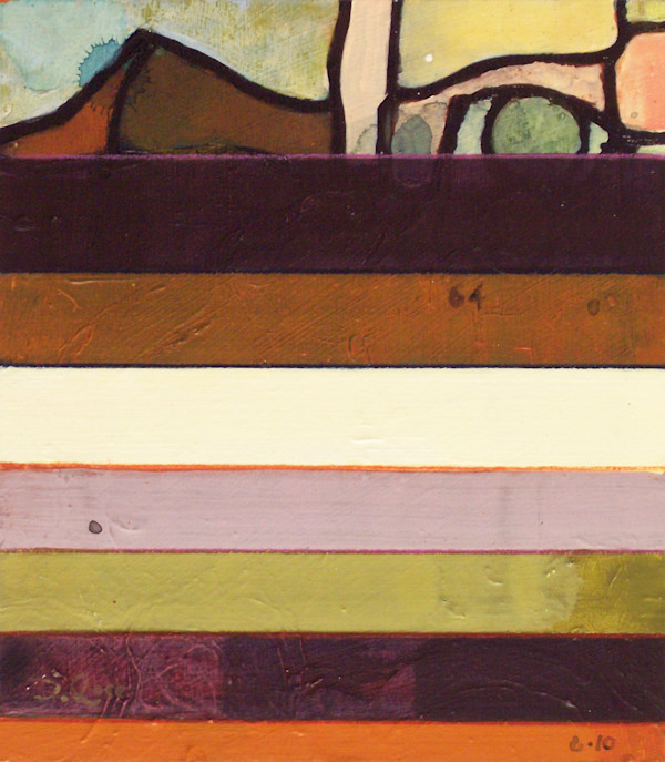 Stripe Study #64 by David Silva Rose