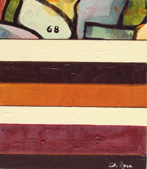 Stripe Study #68 by David Silva Rose