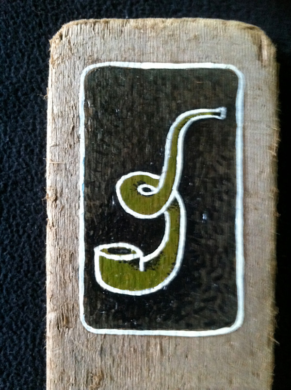 Curly Smoke  Pipe by David Silva Rose