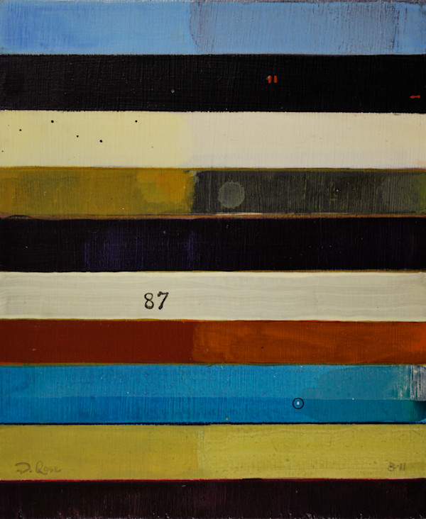 Stripe Study #87 by David Silva Rose