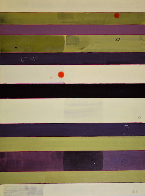 Stripe Study #82 by David Silva Rose