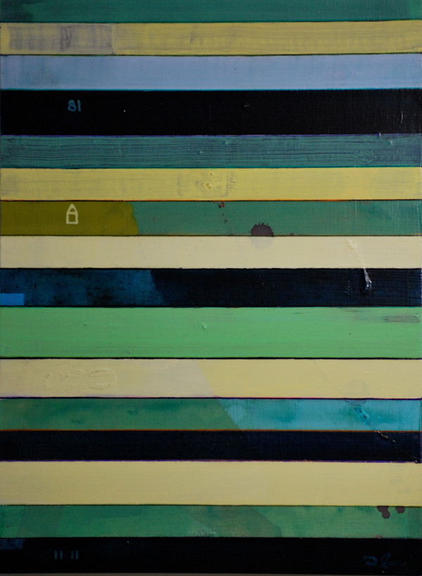 Stripe Study #81 by David Silva Rose