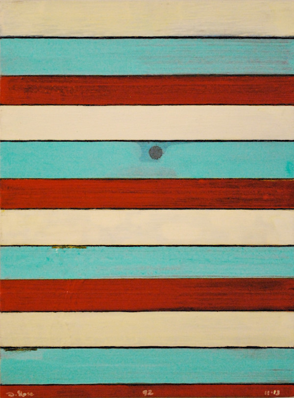 Stripe Study #92 reworked by David Silva Rose