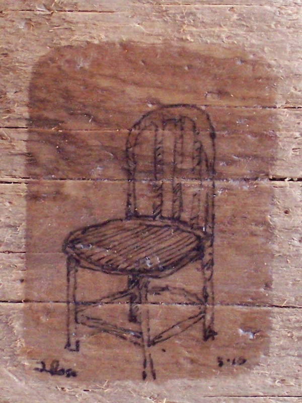 Driftwood Chair #1 by David Silva Rose