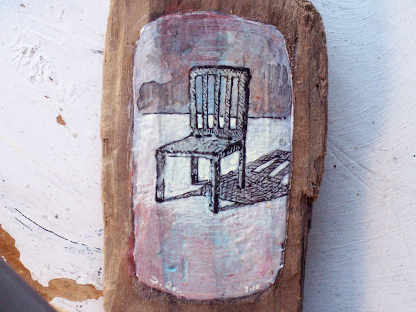 Driftwood Chair #2 by David Silva Rose