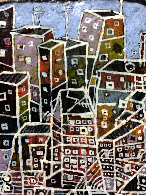 Cityscape by David Silva Rose