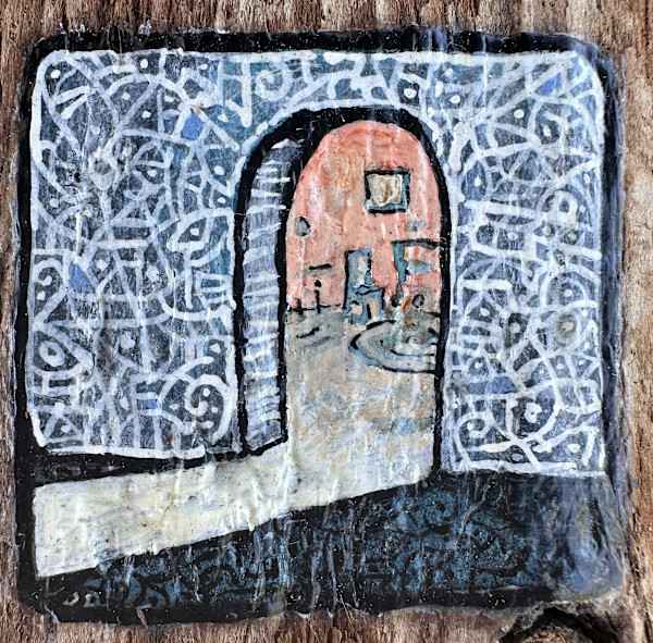 Enchanted Wall by David Silva Rose